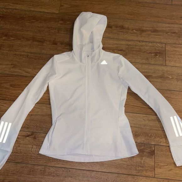 Adidas energy running jacket size XS‎ white - Picture 5 of 12